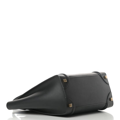 Celine Smooth Calfskin Micro Luggage Black 4 of 13