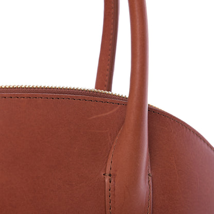 Mansur Gavriel Calfskin Top Handle Rounded Bag Brandy 9 of 12