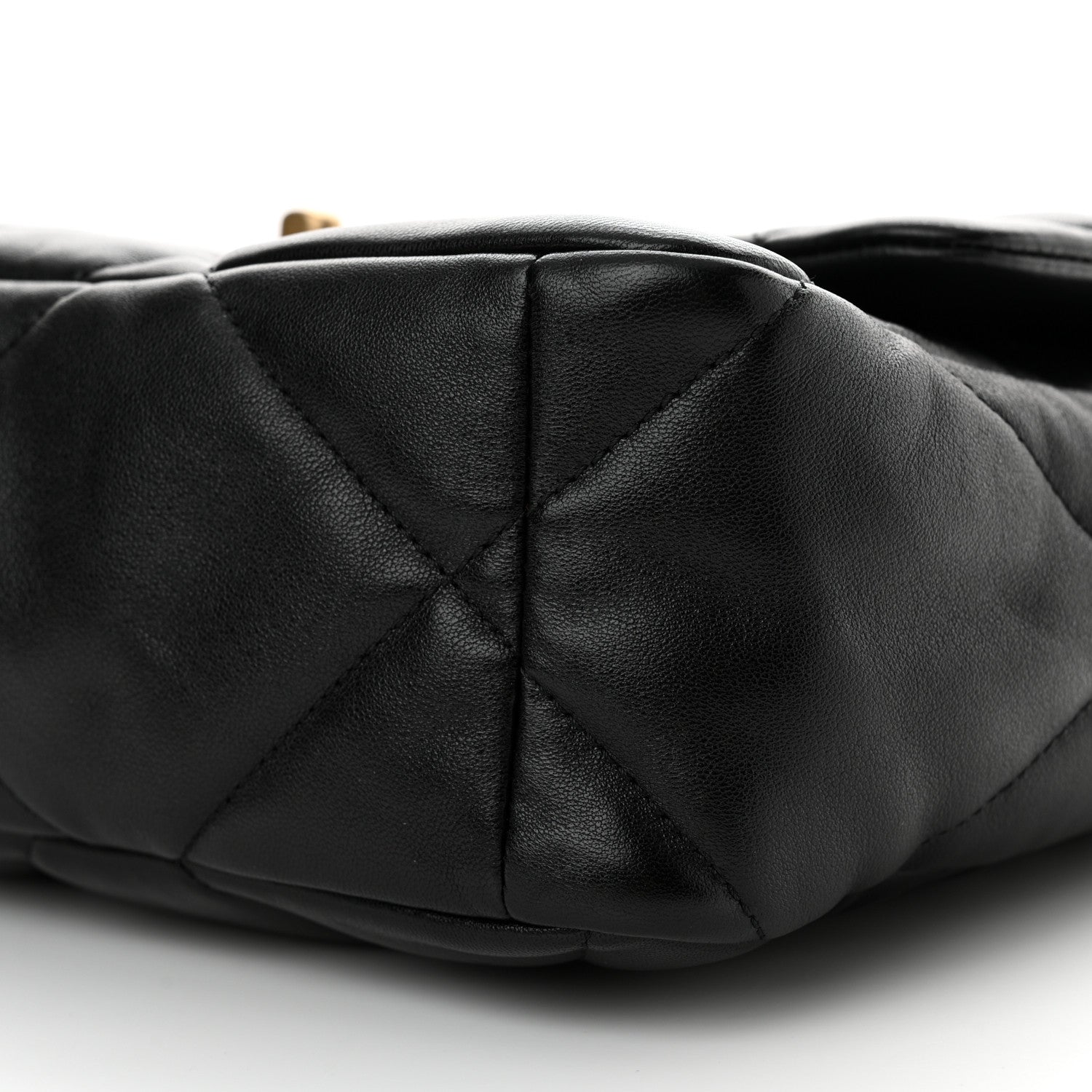 Chanel Lambskin Quilted Large Chanel 19 Flap Black 10 of 13