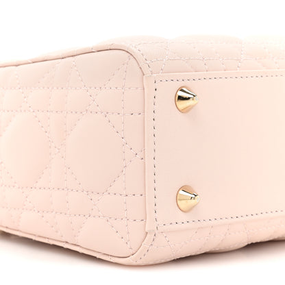 Christian Dior Lambskin Cannage Small My ABCDior Lady Dior Light Pink 9 of 15