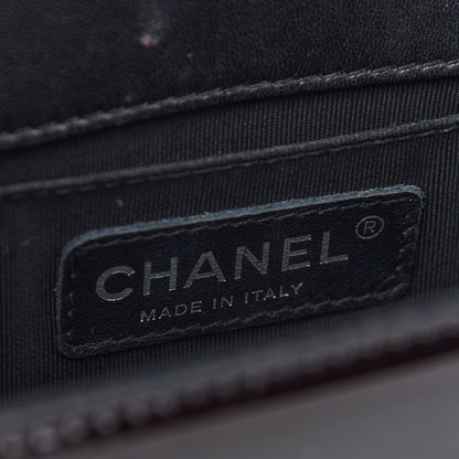 Chanel Patent Calfskin Quilted Small Boy Flap Black 5 of 11
