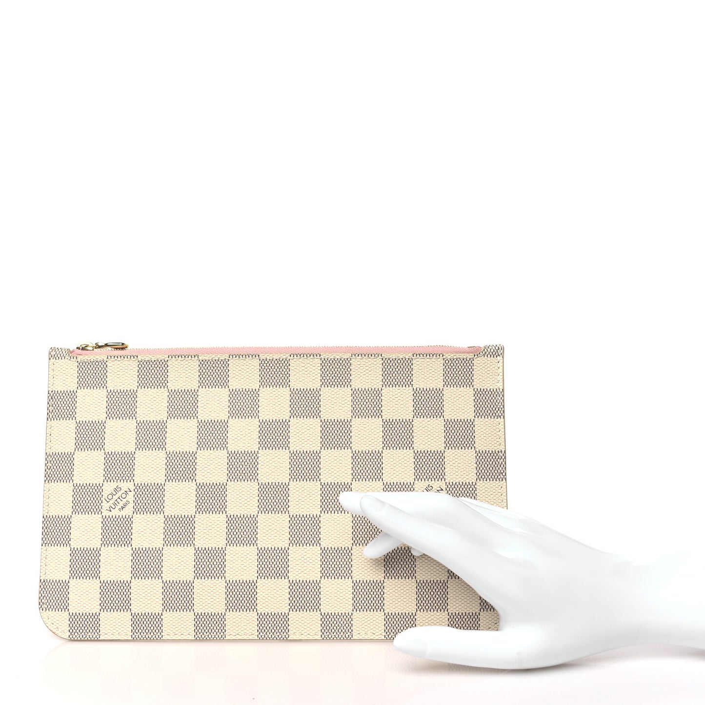 Damier Azur Neverfull MM GM Pochette Rose Ballerine