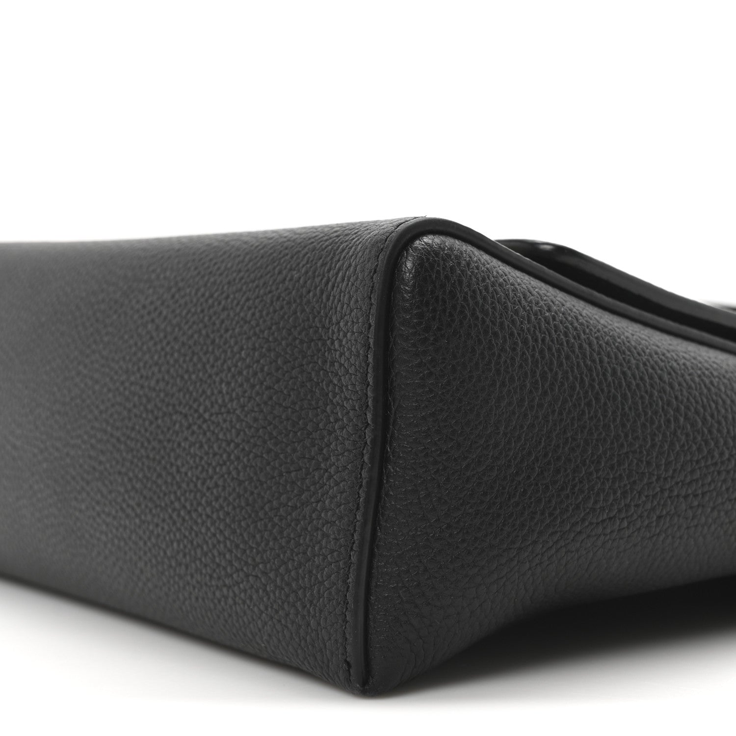 Burberry Grainy Calfskin Vintage Check Note Crossbody Bag Black 9 of 9