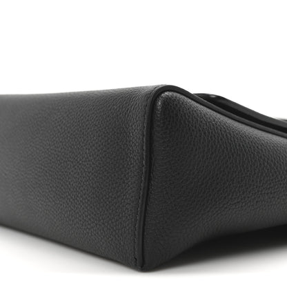 Burberry Grainy Calfskin Vintage Check Note Crossbody Bag Black 9 of 9