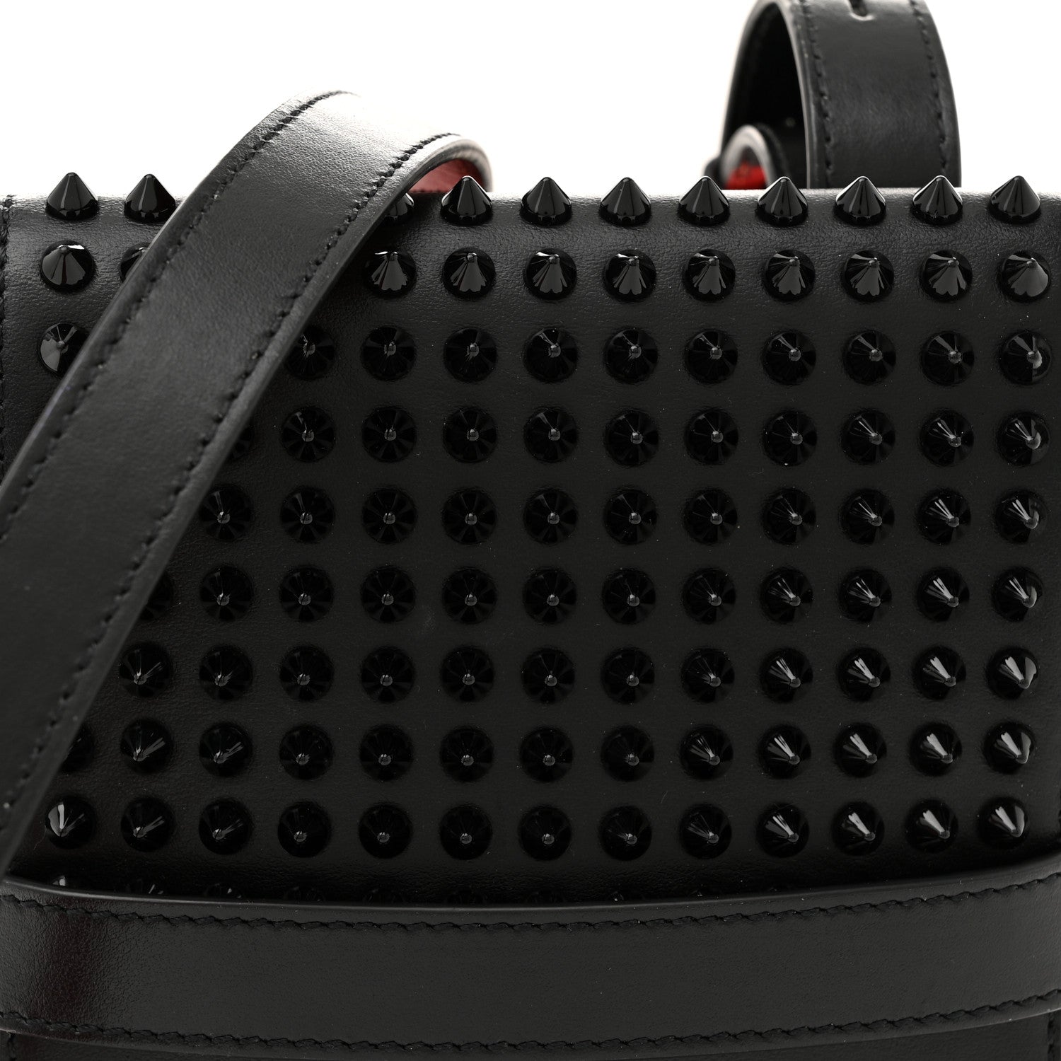 Christian Louboutin Calfskin Spikes Benech Reporter Black 7 of 10