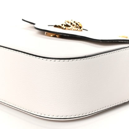 Versace Grained Calfskin Mini La Medusa Bag White 9 of 9
