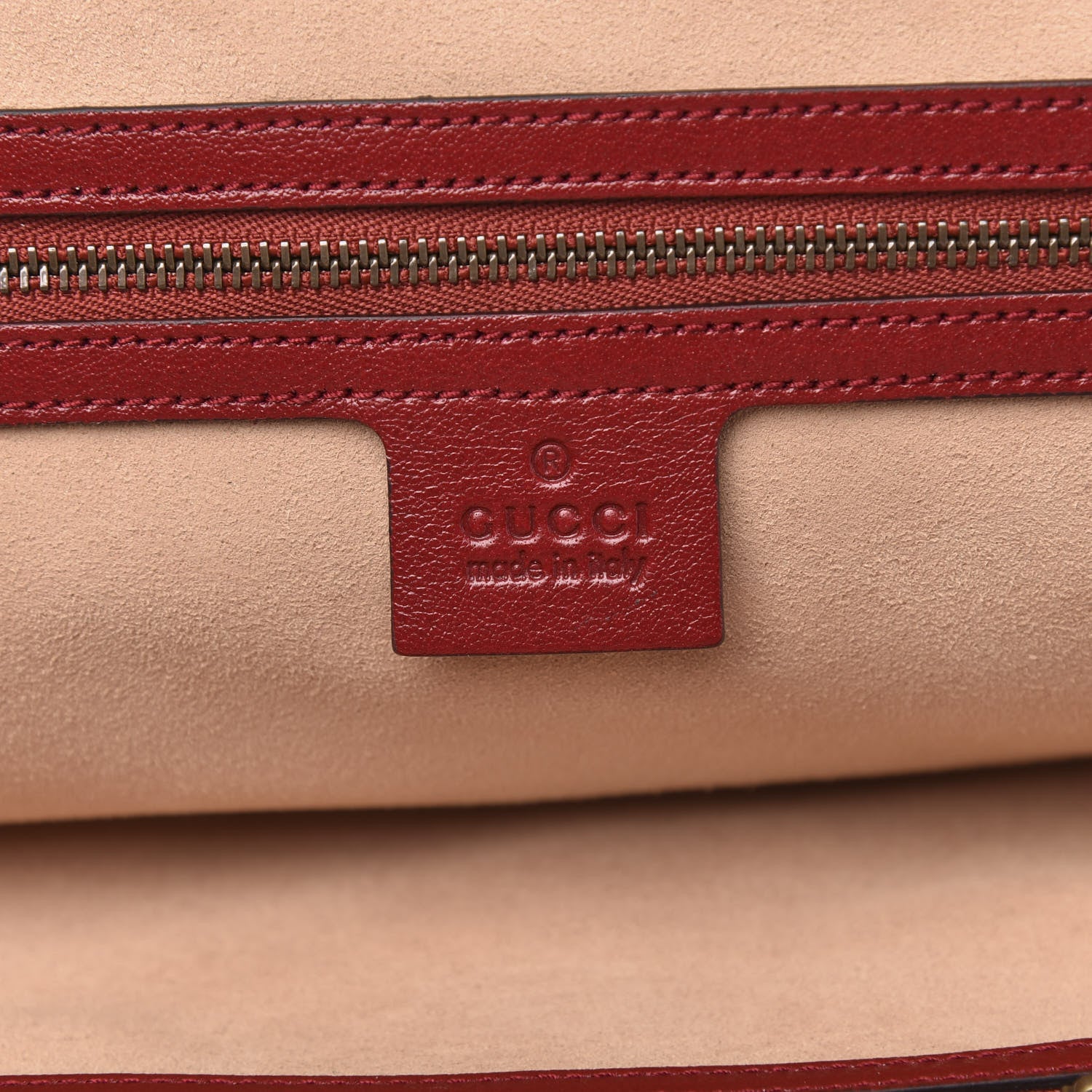 Gucci Calfskin Large Re(Belle) Top Handle Bag Red 6 of 10