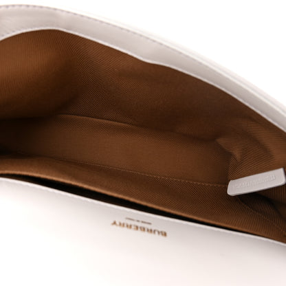 Burberry Lambskin Quilted Small Lola Bag Optic White 4 of 9