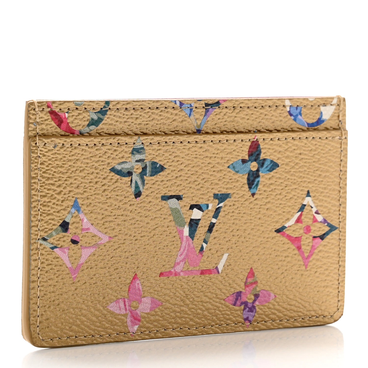 Louis Vuitton Metallic Monogram LV Garden Card Holder Gold 3 of 6