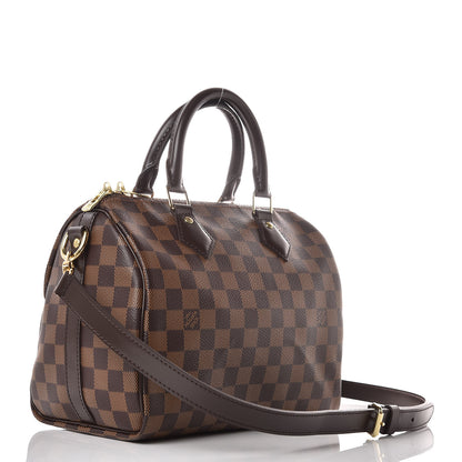 Louis Vuitton Damier Ebene Speedy Bandouliere 25 3 of 9