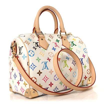Louis Vuitton LV X TM Monogram Multicolor Speedy Bandouliere 25 White 2 of 12