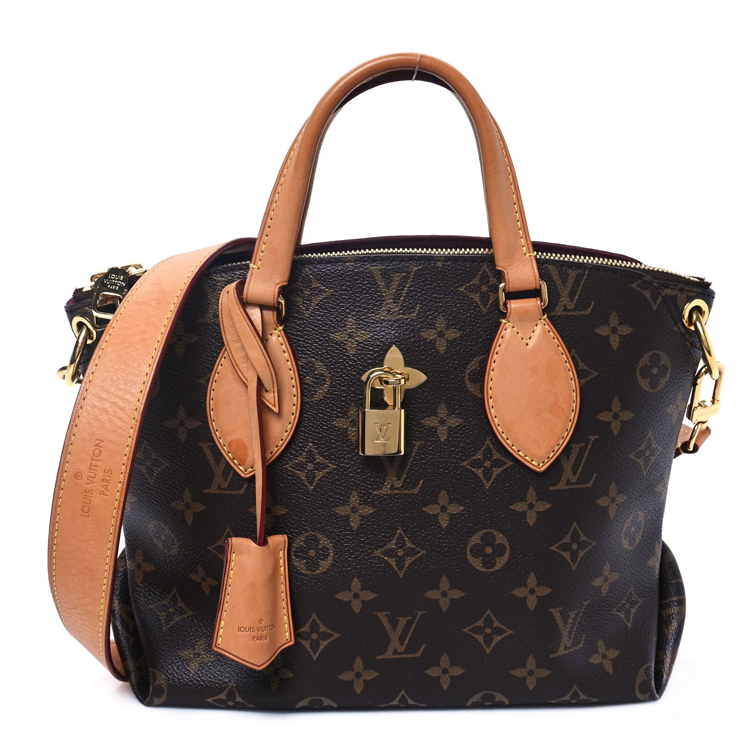 Louis Vuitton Monogram Flower Zipped Tote PM Beige 1 of 14