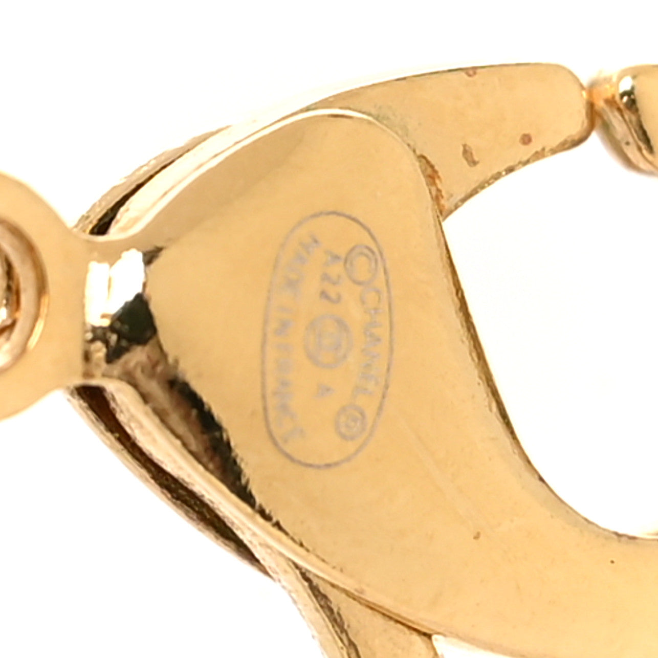 Chanel Metal Lambskin Enamel CC Choker Gold Black 5 of 5