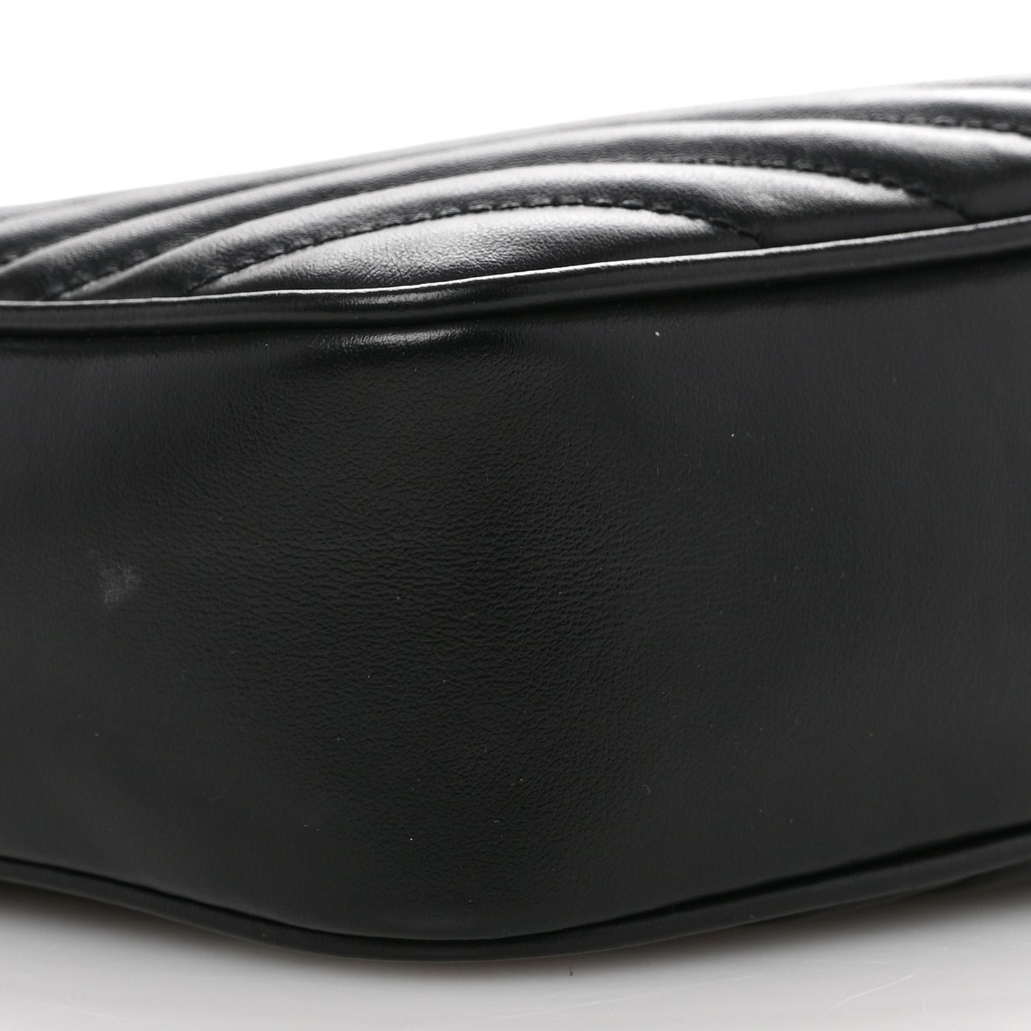 Calfskin Matelasse Monogram Lou Camera Bag Black