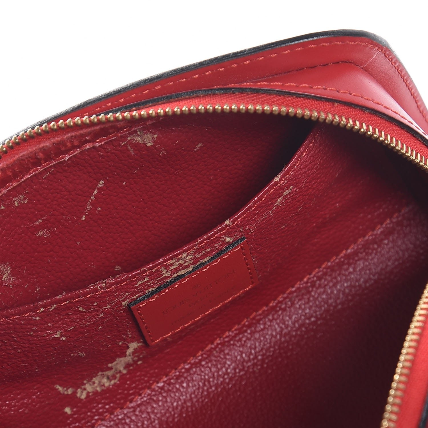 Louis Vuitton Epi Dauphine 17 Cosmetic Pouch Castillan Red 7 of 7