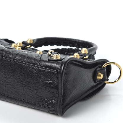 Balenciaga Agneau Giant 12 Gold Hardware Mini City Black 6 of 9
