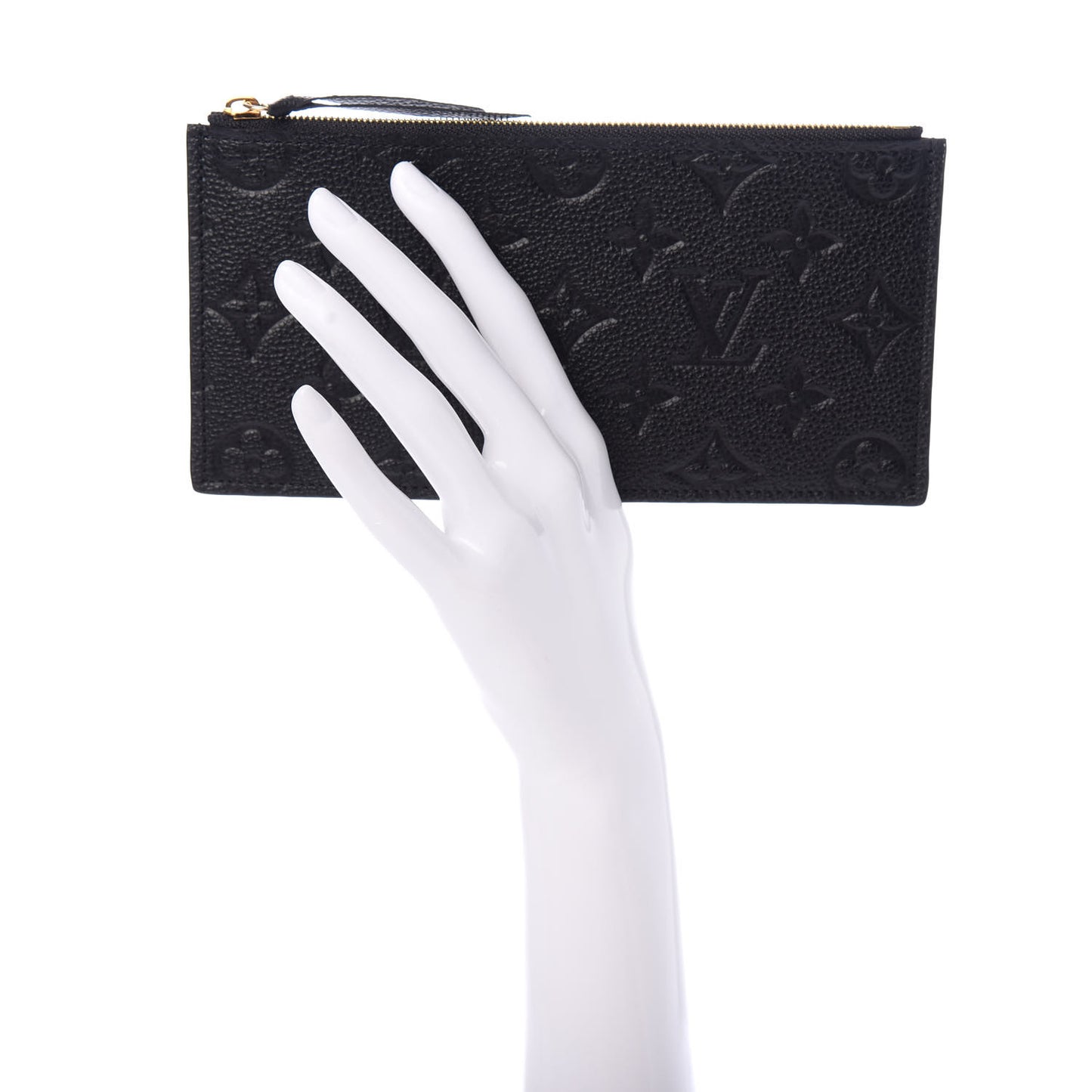 Empreinte Felicie Chain Wallet Zippered Insert Black