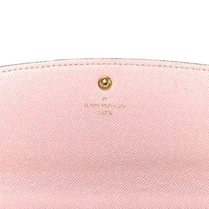 Louis Vuitton Monogram Emilie Wallet Rose Ballerine 8 of 10