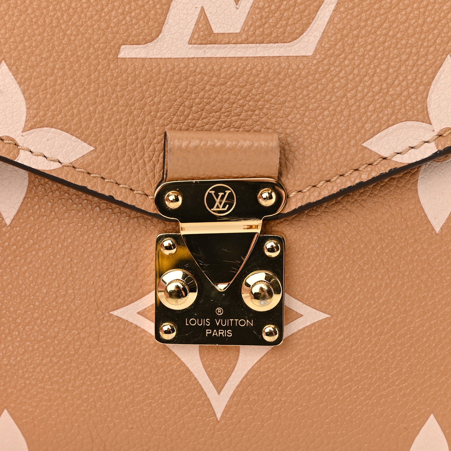 Louis Vuitton Empreinte Monogram Giant Pochette Metis Arizona Beige 10 of 12