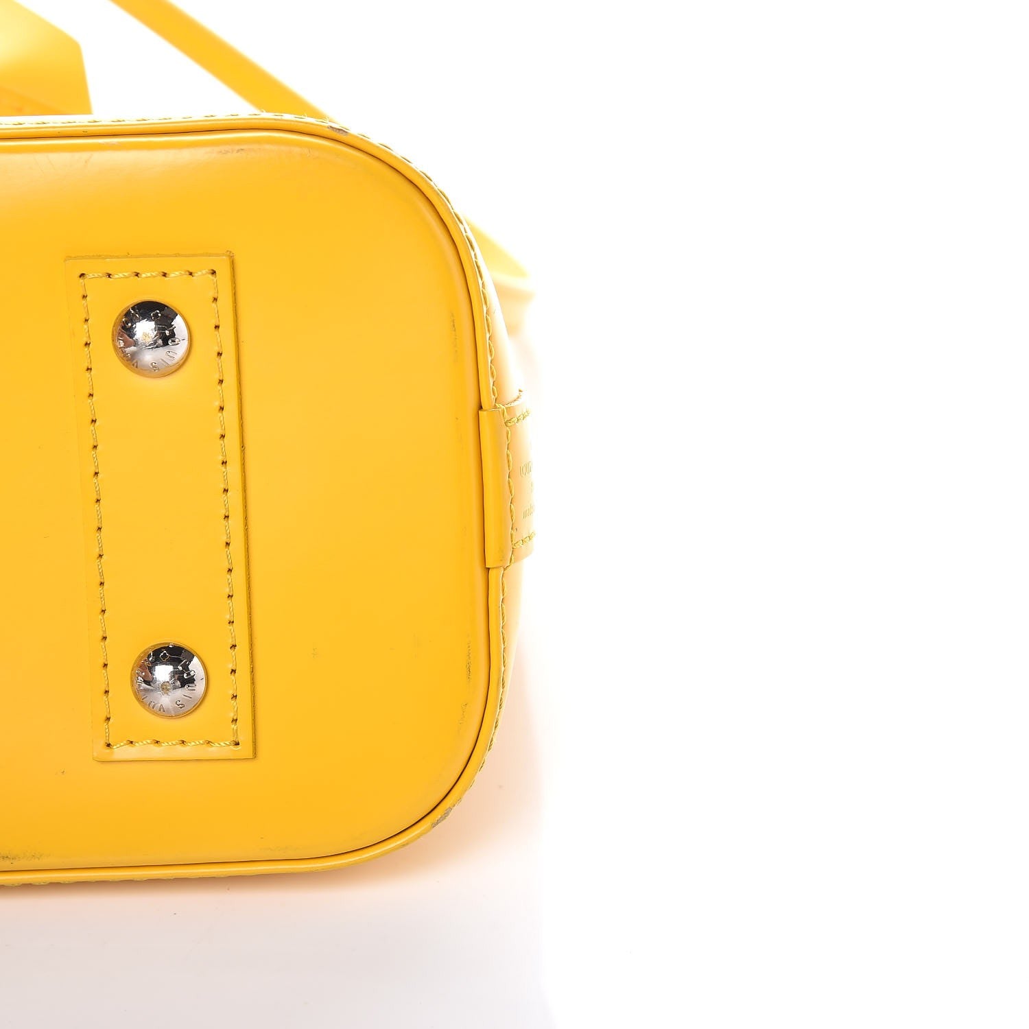 Louis Vuitton Epi Alma BB Citron 13 of 18