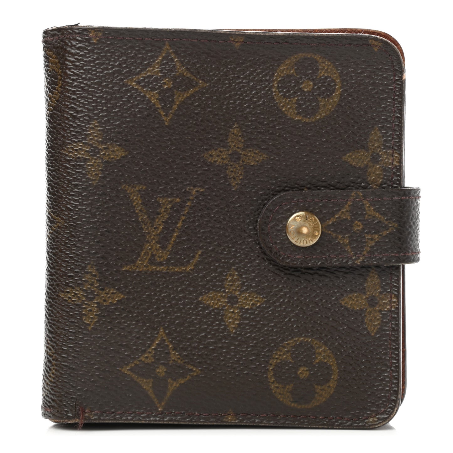 Monogram Compact Zippe Zipped Wallet