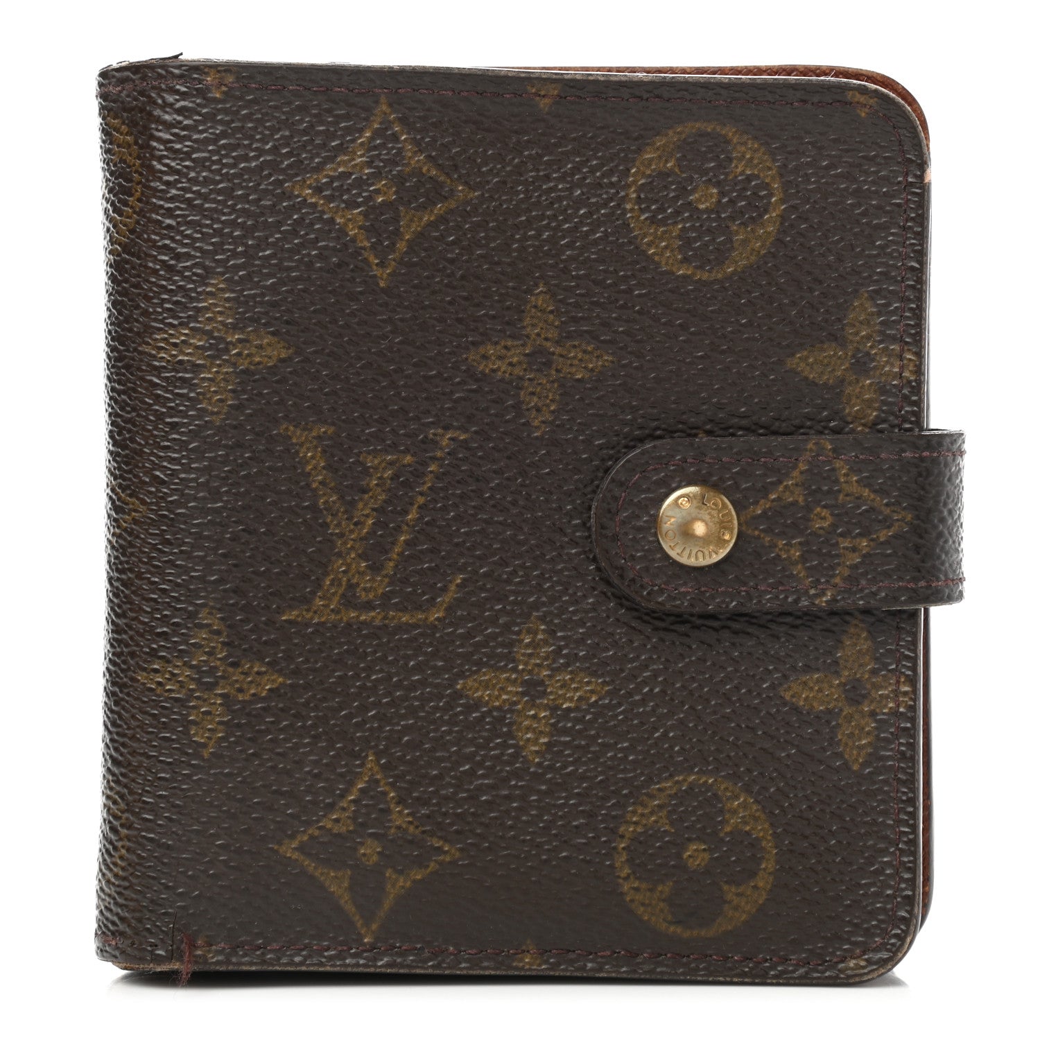 Louis Vuitton Monogram Compact Zippe Zipped Wallet 1 of 18