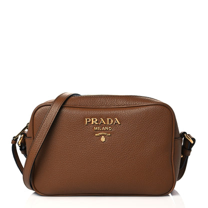 Prada Vitello Daino Camera Crossbody Cannella 1 of 11