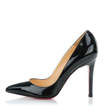 Christian Louboutin Patent Pigalle 100 Pumps 35 Black 1 of 8