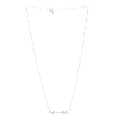 Tiffany Sterling Silver Paloma's Graffiti Arrow Pendant Necklace 3 of 5