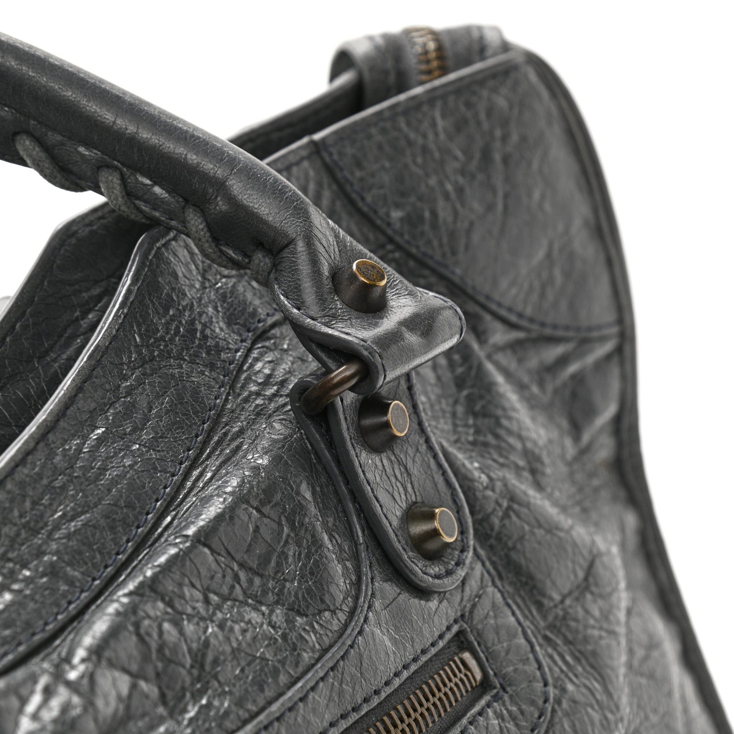 Balenciaga Agneau Classic Hardware City Gris Fossile Anthracite 16 of 17