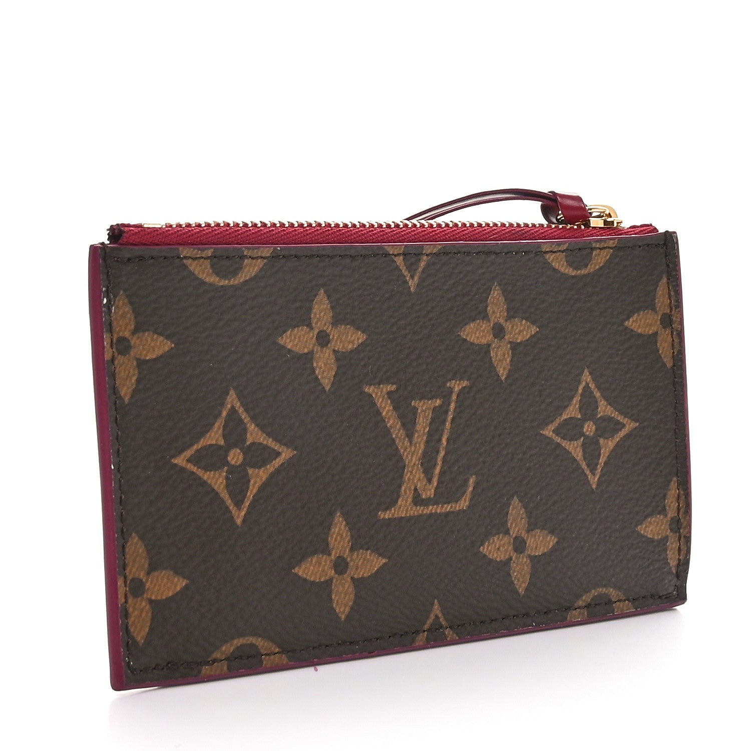 Louis Vuitton Monogram Zipped Card Holder Fuchsia 3 of 8