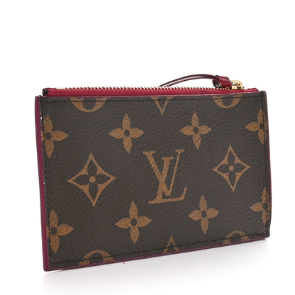 Louis Vuitton Monogram Zipped Card Holder Fuchsia 3 of 8