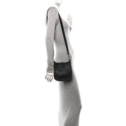 Hermes Taurillon Clemence Evelyne TPM Black 2 of 10