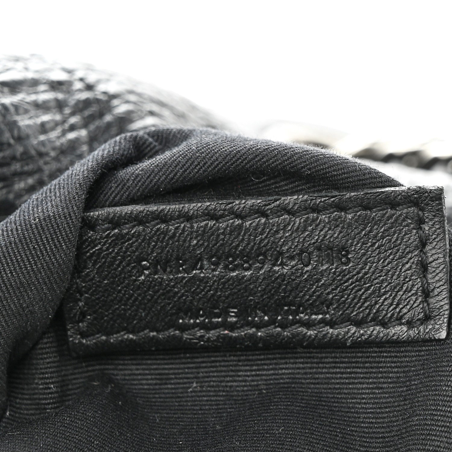 Saint Laurent Crinkled Calfskin Matelasse Monogram Large Niki Chain Satchel Black 7 of 12