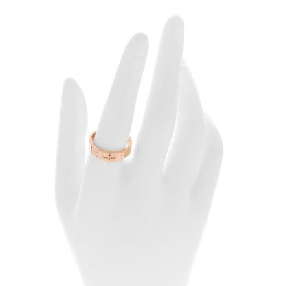 Hermes 18K Rose Gold Diamond PM Kelly Ring 59 8.75 2 of 5