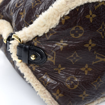 Louis Vuitton Patent Monogram Shearling Sac Thunder 9 of 25