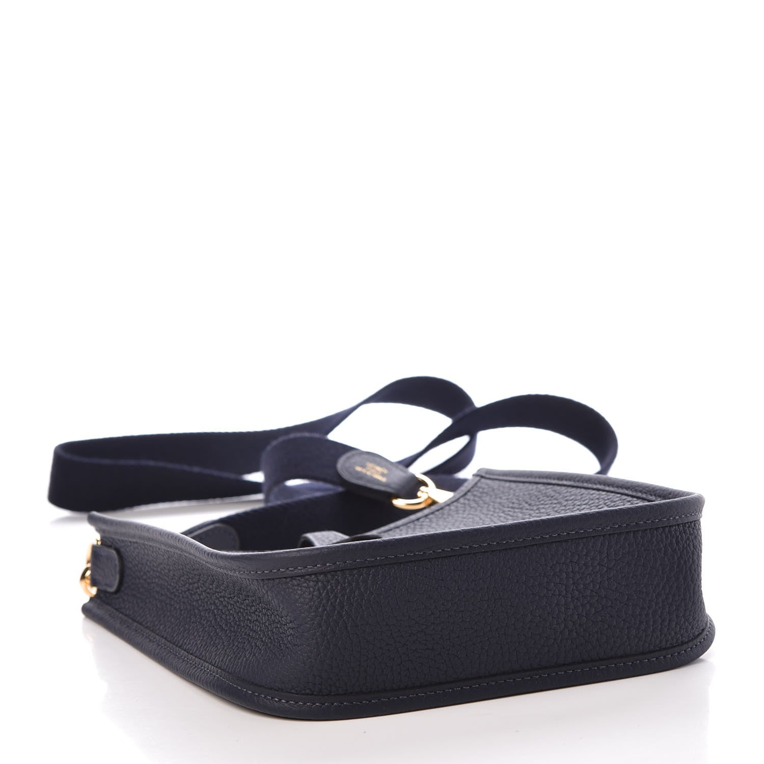 Hermes Taurillon Clemence Amazone Evelyne TPM Bleu Nuit Bleu Indigo 4 of 8