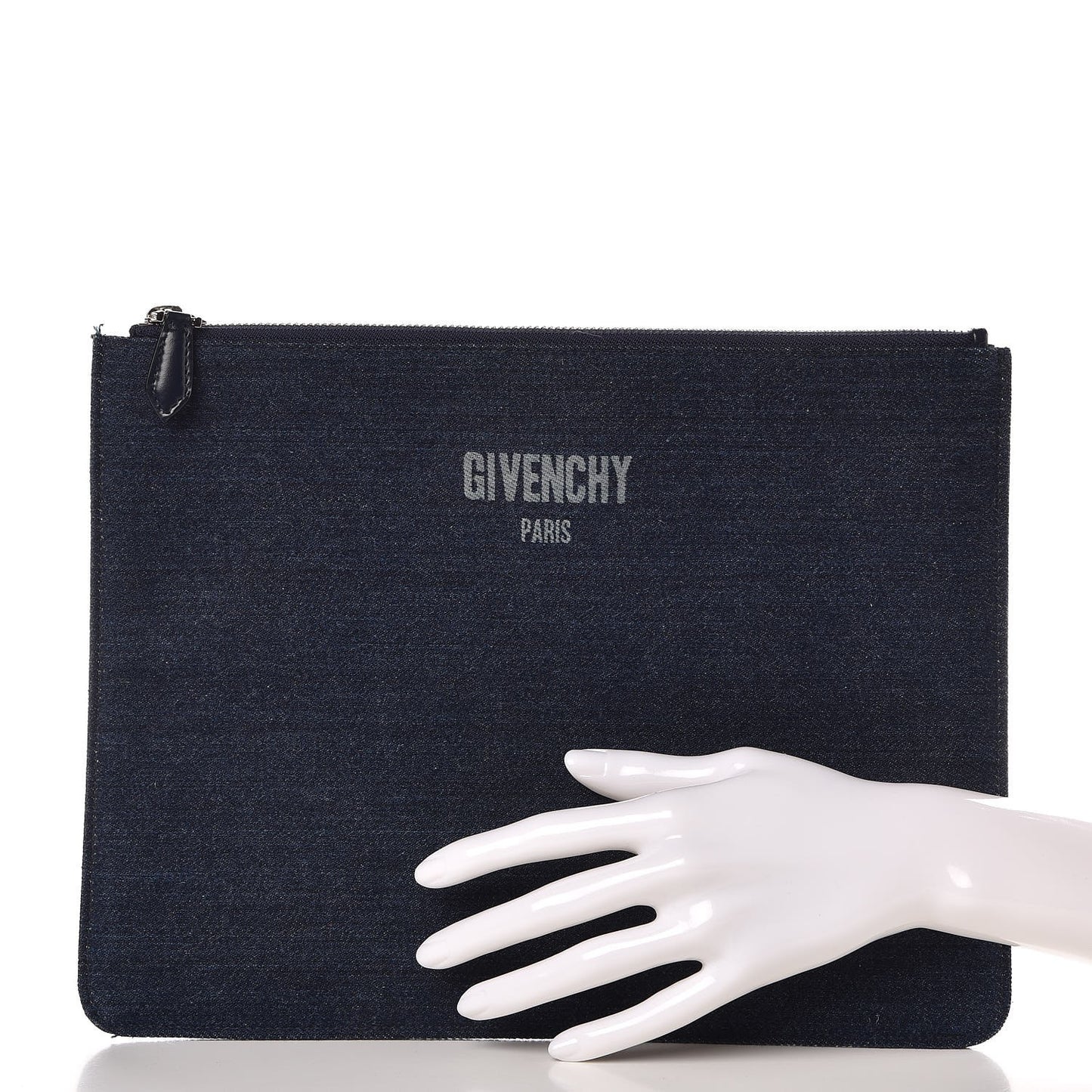 Denim Medium Logo Pouch Blue