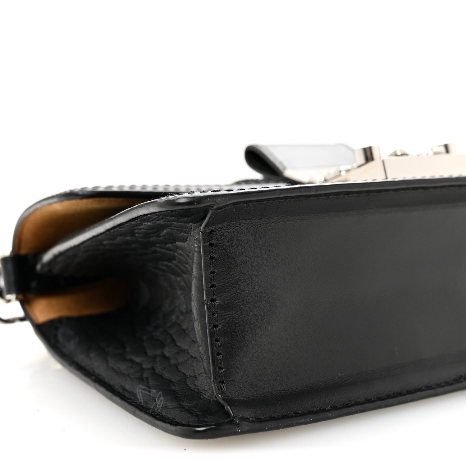 MCM Visetos Mini Tracy Crossbody Bag Black 8 of 9