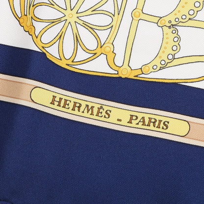 Hermes Silk Les Muserolles Scarf 90 3 of 9
