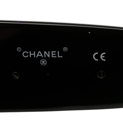 Chanel Acetate CC Logo Square Sunglasses 71472 Black 6 of 8