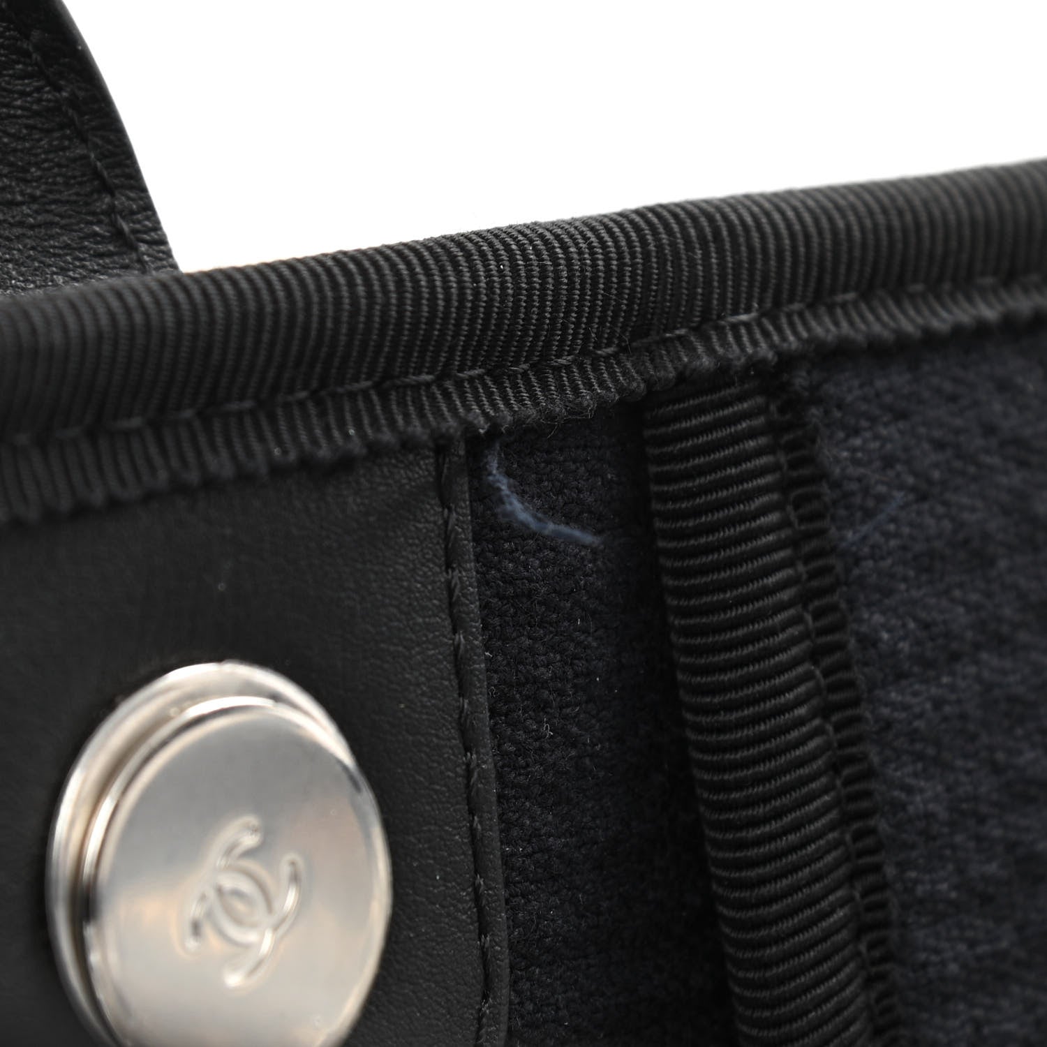 Chanel Mixed Fibers Small Deauville Tote Black 12 of 12
