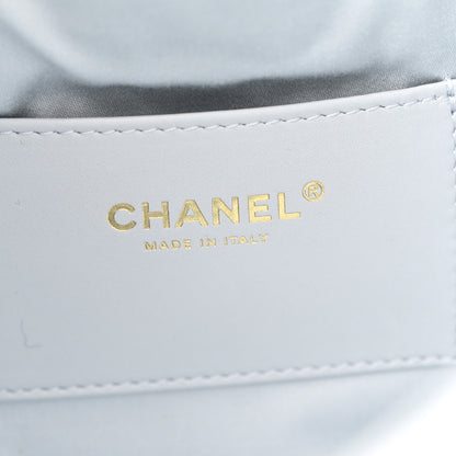 Chanel Caviar Quilted Small Chanel 25 Handbag Light Blue 6 of 11