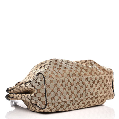 Gucci Monogram Large Sukey Tote Beige Ebony Black 4 of 7