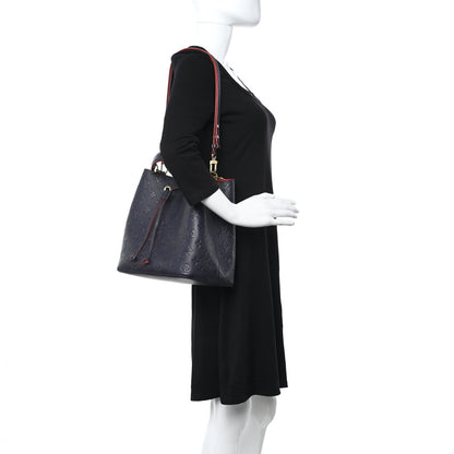 Louis Vuitton Empreinte Neonoe MM Marine Rouge 2 of 7