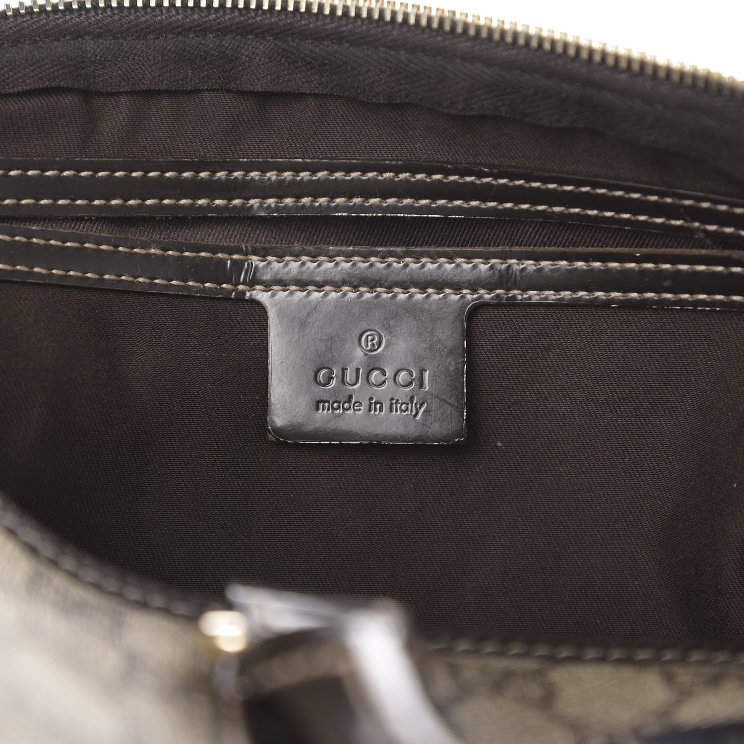 Gucci GG Plus Monogram Medium Joy Boston Dark Brown 6 of 11