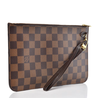 Louis Vuitton Damier Ebene Neverfull MM GM Pochette 3 of 10