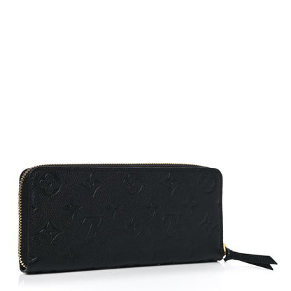 Louis Vuitton Empreinte Clemence Wallet Black 2 of 4