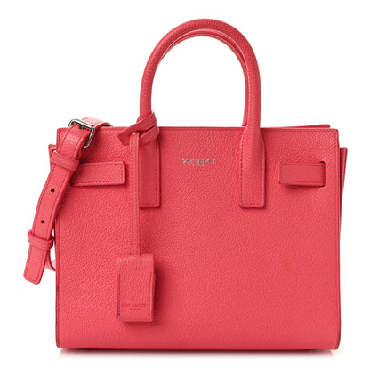 Saint Laurent Calfskin Nano Sac De Jour Rose Clair 1 of 16