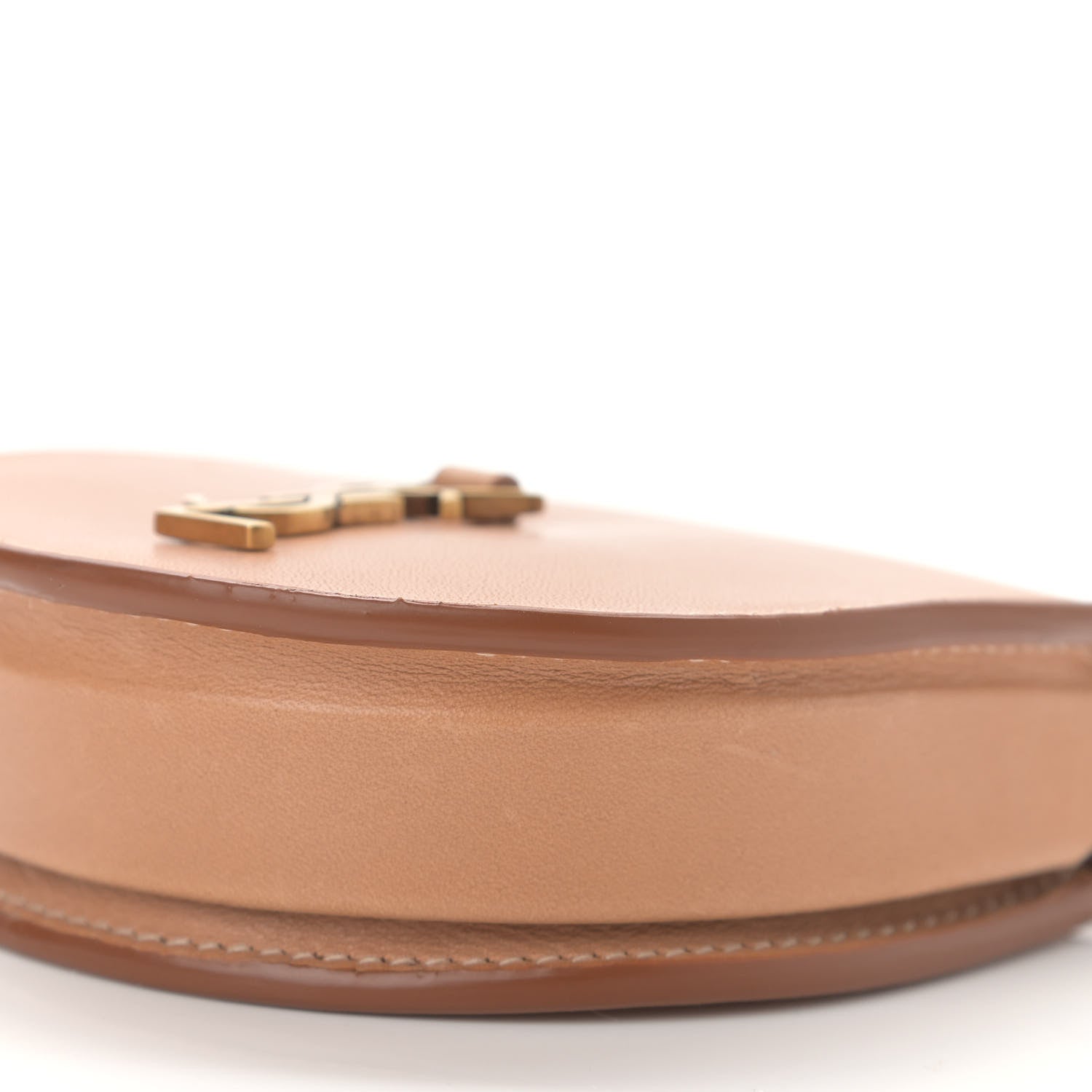 Saint Laurent Calfskin Monogram Baby Kaia Crossbody Bag Vintage Brown 10 of 12